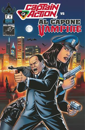 Captain Action Vs Al Capone Vampire #1 CVR B BROTHERS FRAIM cover