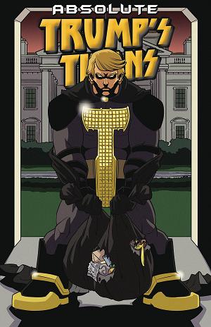 Absolute Trumps Titans #1 CVR G METAL COVER cover
