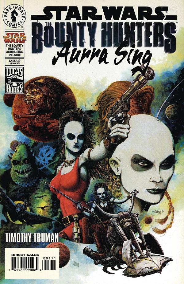 Df Star Wars Bounty Hunters Aurra Sing #1 cover