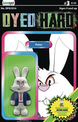 Dyed Hard #3 CVR C BILLY PARKER ACTION FIGURE cover