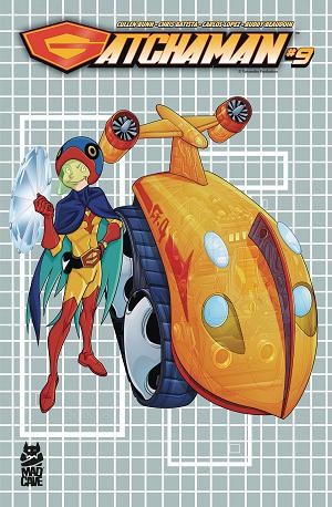 Gatchaman #9 CVR B BATISTA VECHICLE cover