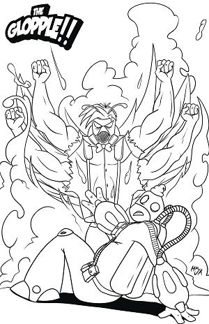 Glopple #2 CVR C MATT CHAMBERS COLORING BOOK cover