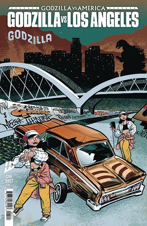 Godzilla Vs America Los Angeles #1 CVR B GONZO cover