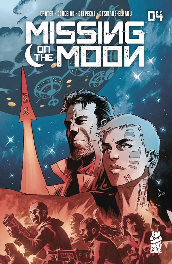 Missing On The Moon #4 cover by Damian Couceiro