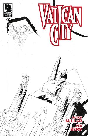 Vatican City #2 CVR B BERG B&W (MR) cover
