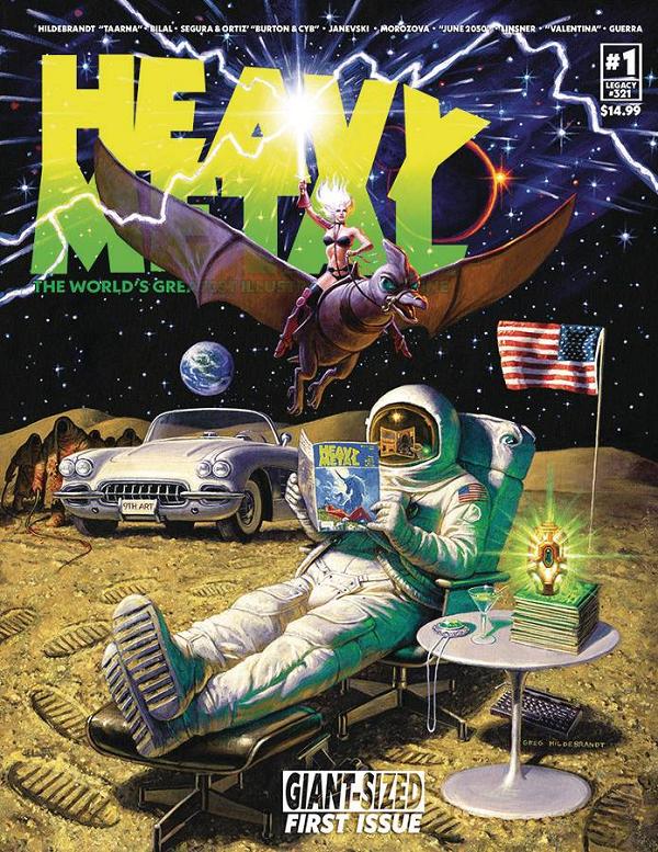 Heavy Metal Magazine #1 CVR A HILDEBRANDT (MR) cover