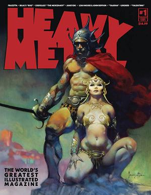 Heavy Metal Magazine #1 CVR B FRAZETTA (MR) cover