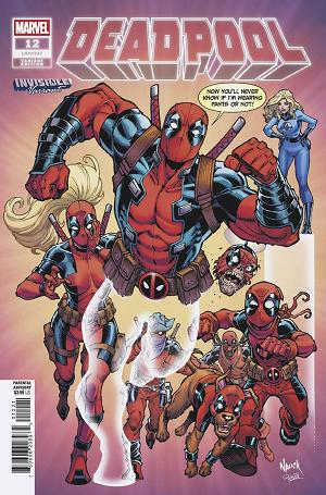 Deadpool #12 TODD NAUCK INVISIBLE cover
