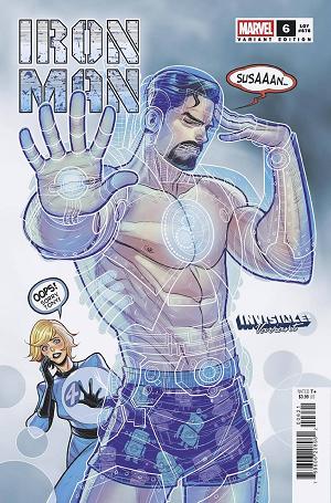 Iron Man #6 ELIZABETH TORQUE INVISIBLE cover