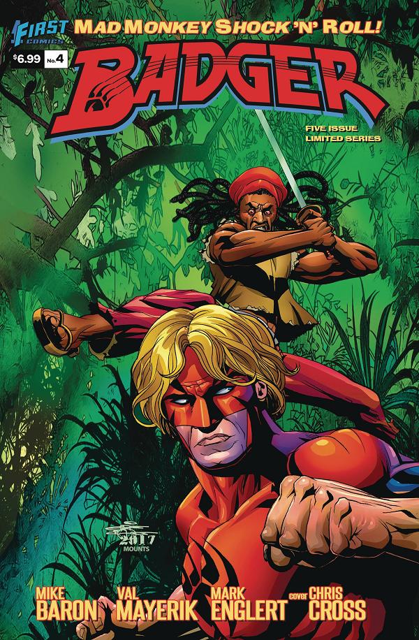 Badger Mad Monkey Shock N Roll #4 cover