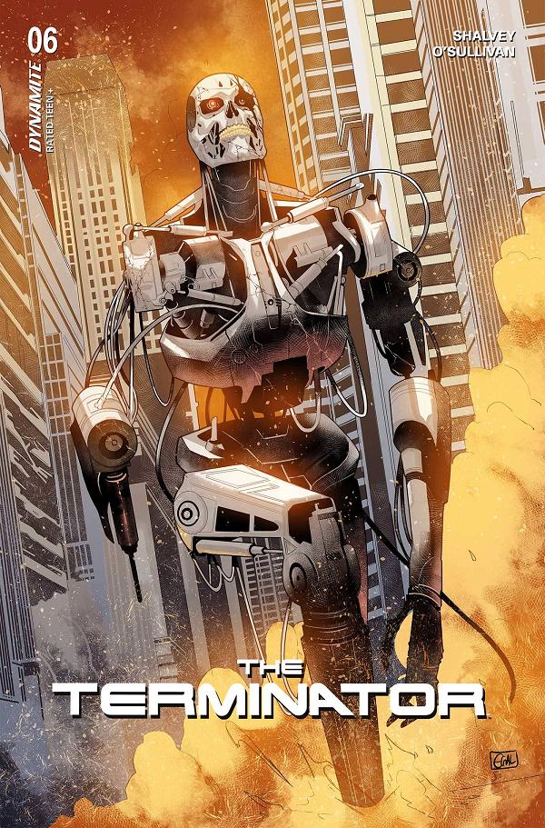 Terminator #6 variant cover by Edwin Galmon