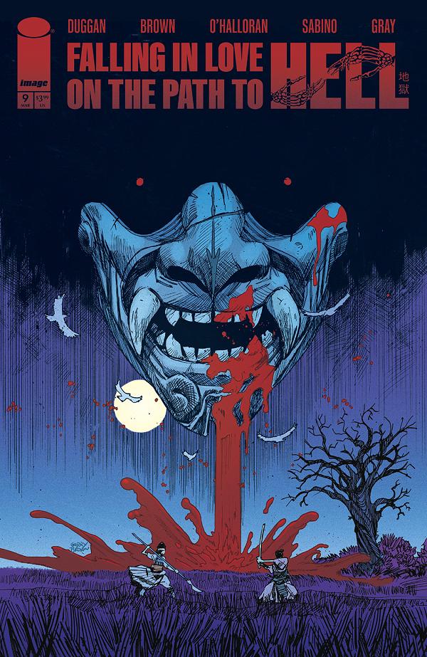 Falling In Love On The Path To Hell #9 CVR A GARRY BROWN (MR) cover