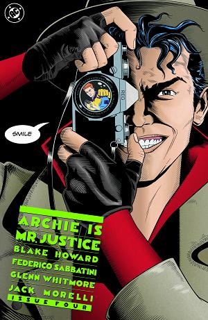 Archie Is Mr Justice #4 CVR C (OF 4) CVR C MATT TALBOT HOMAGE cover