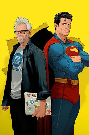 Superman Unlimited #1 CVR F CVR F DAN MORA JAMES GUNN CAMEO CARD STOCK cover