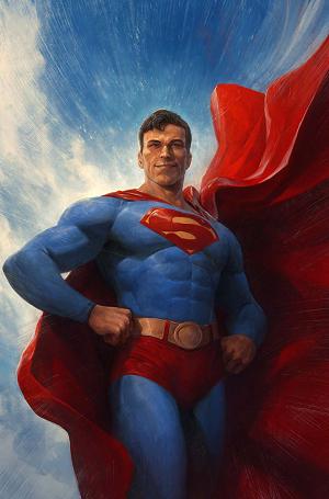Superman Unlimited #1 CVR J CVR J INC 1:25 DAVE RAPOZA CARD STOCK cover