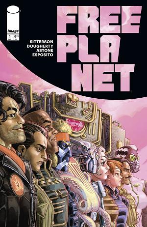 Free Planet #1 CVR D CVR D INC 1:25 JED DOUGHERTY FOIL cover
