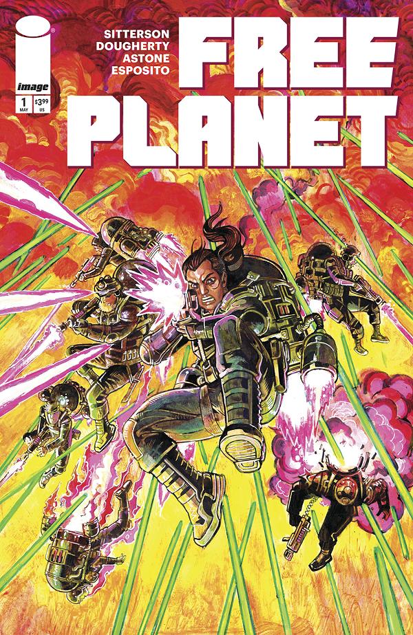 Free Planet #1 CVR B CVR B JED DOUGHERTY ACTION cover