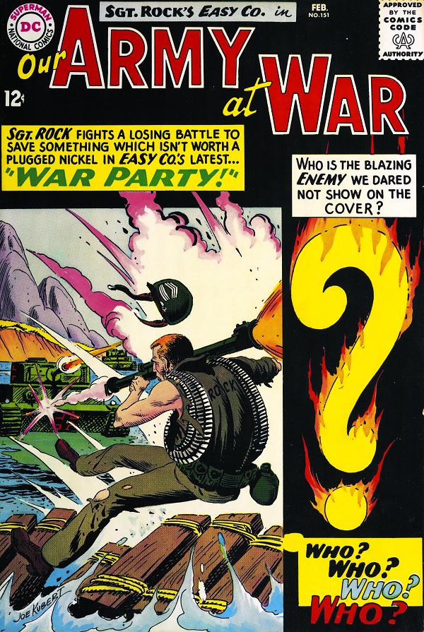 Our Army At War #151 CVR A JOE KUBERT cover