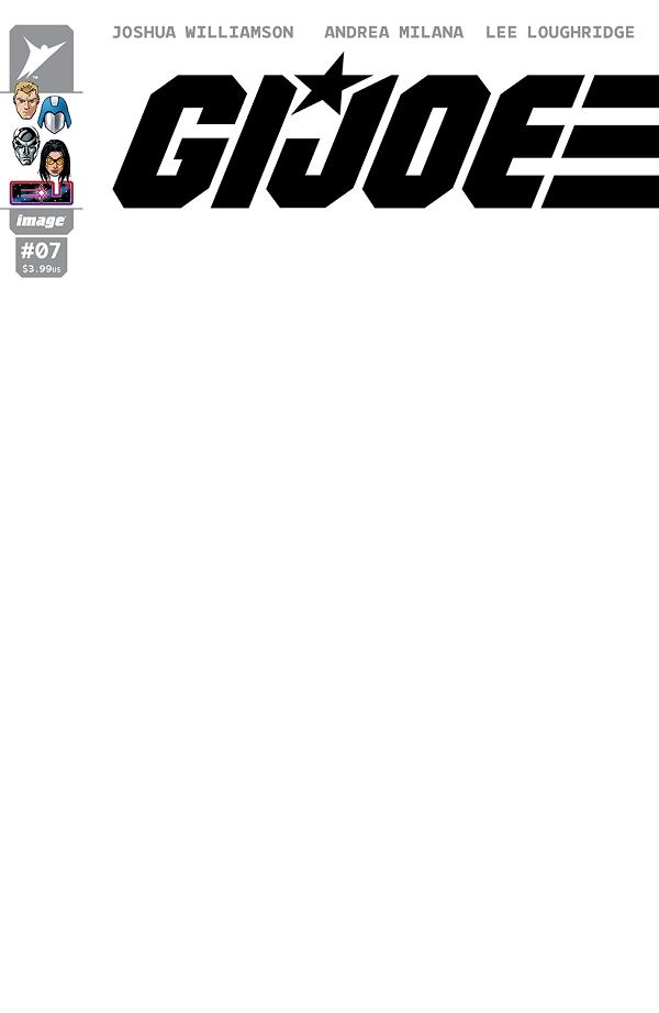 Gi Joe #7 CVR G CVR G BLANK SKETCH cover