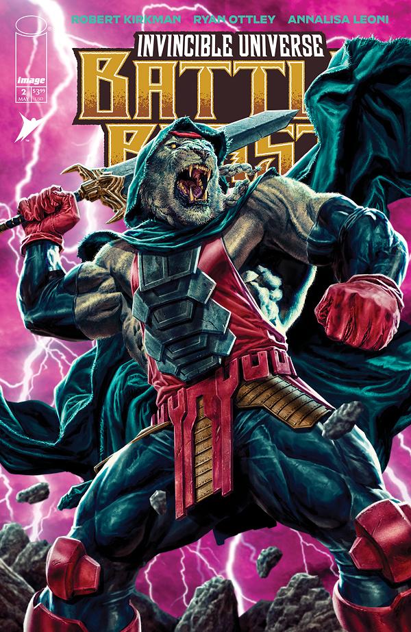 Invincible Universe Battle Beast #2 CVR F CVR F INC 1:100 LEE BERMEJO cover