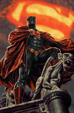 Batman #160 CVR E CVR E LEE BERMEJO SUPERSMASH-UP CARD STOCK cover
