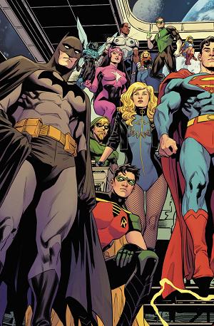 Justice League Unlimited #7 CVR G CVR G INC 1:25 TRAVIS MOORE CARD STOCK cover