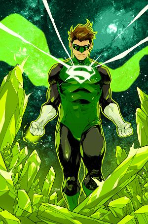 Green Lantern #23 CVR D CVR D KARL KERSCHL SUPERSMASH-UP CARD STOCK cover