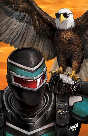 Peacemaker Presents The Vigilante Eagly Double Feature #3 CVR B (OF 5) CVR B DAVID NAKAYAMA CARD STOCK cover