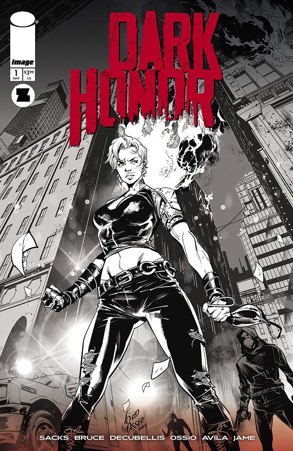 Dark Honor #1 CVR B (OF 5) CVR B INC 1:10 FICO OSSIO B&W cover