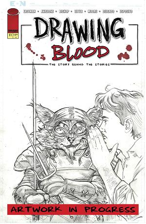 Drawing Blood #11 CVR C (OF 12) CVR C DAVE ACOSTA cover