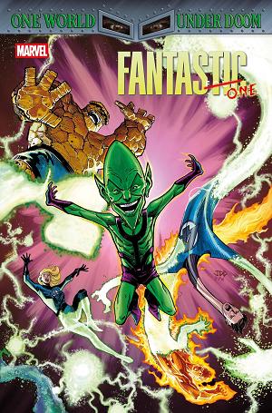 Fantastic Four #32 JOSHUA CASSARA IMPOSSIBLE MAN POP-UP cover
