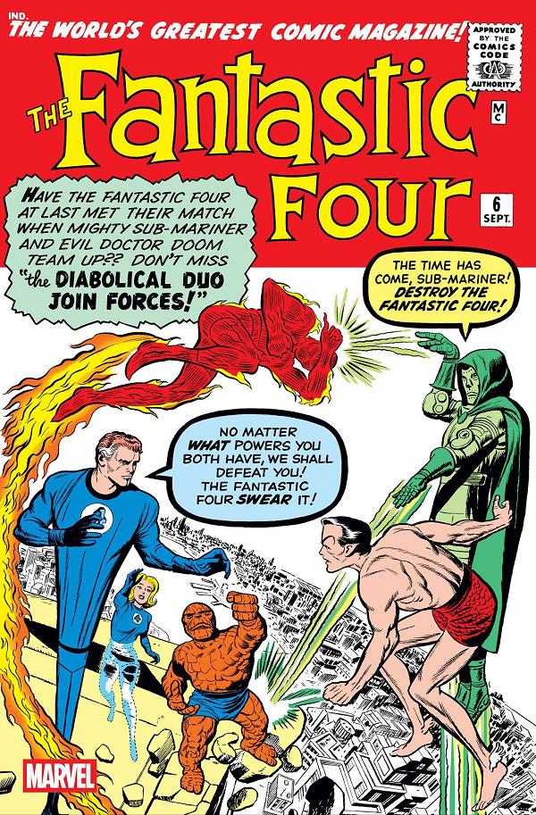 Fantastic Four #6 cover