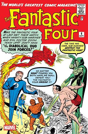 Fantastic Four #6 cover