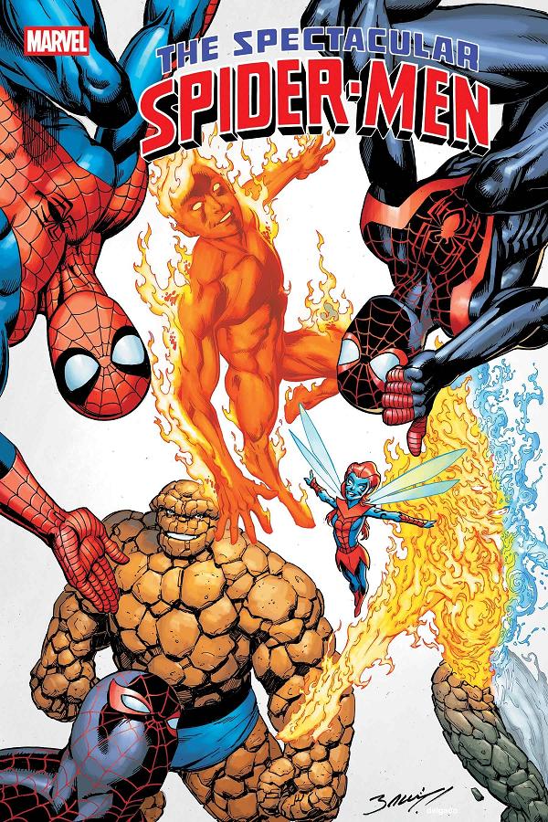 The Spectacular Spider-Men #15 cover by Mark Bagley