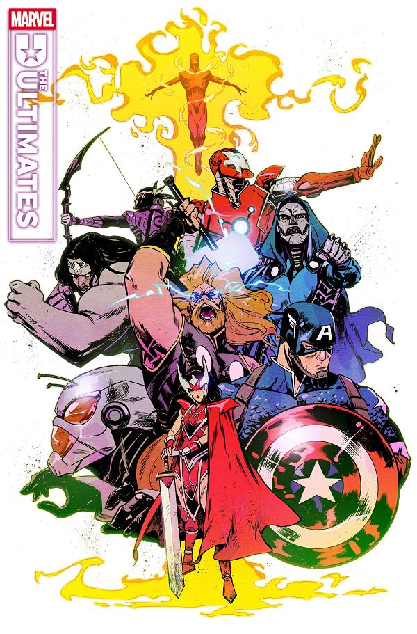 Ultimates #12 variant cover by Sanford Greene