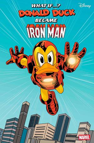 What If Donald Duck Became Iron Man #1 GOOFY IRON MAN cover