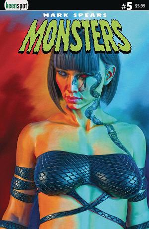 Mark Spears Monsters #5 CVR E GIRL WITH SNAKE TATTOO cover
