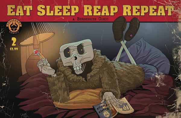 Eat Sleep Reap Repeat Vol 2 #2 variant cover by Andy Brown