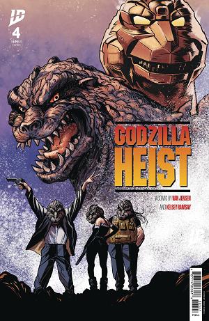 Godzilla Heist #4 CVR B TUNICA MOVIE cover