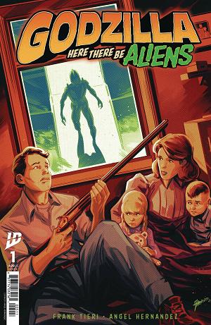 Gozilla Here There Be Aliens #1 CVR B HERNANDEZ cover