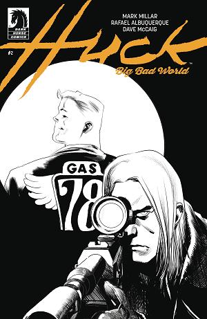 Huck Ii #2 CVR B ALBUQUERQUE B&W (MR) cover