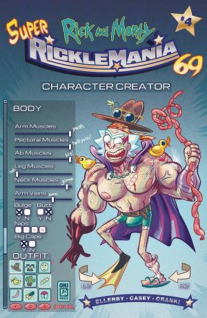 Rick And Morty Ricklemania #4 CVR B STRESING cover