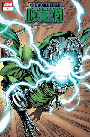 One World Under Doom #4 (OF 9) CORY SMITH DOOMASAUR cover