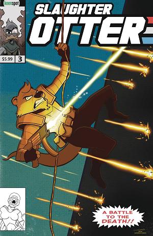 Slaughter Otter #3 CVR B J HAMMOND GI JOE HOMAGE cover
