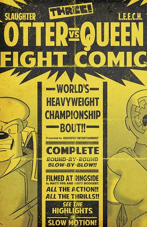Slaughter Otter #3 CVR E FIGHT POSTER MATT RODGERS cover
