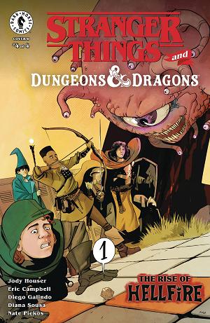 Stranger Things D&D Rise Of Hellfire #4 CVR B PIRIZ cover