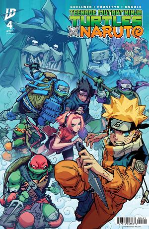 Teenage Mutant Ninja Turtles X Naruto #4 CVR B PRASETYA cover