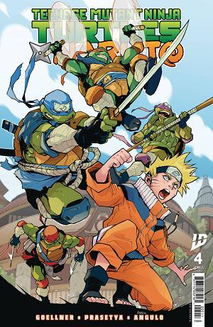 Teenage Mutant Ninja Turtles X Naruto #4 CVR D KERSCHL cover