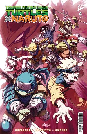 Teenage Mutant Ninja Turtles X Naruto #4 CVR C SANTOLOUCO cover