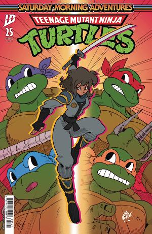 Tmnt Saturday Morning Adv #25 CVR B LEWIS cover